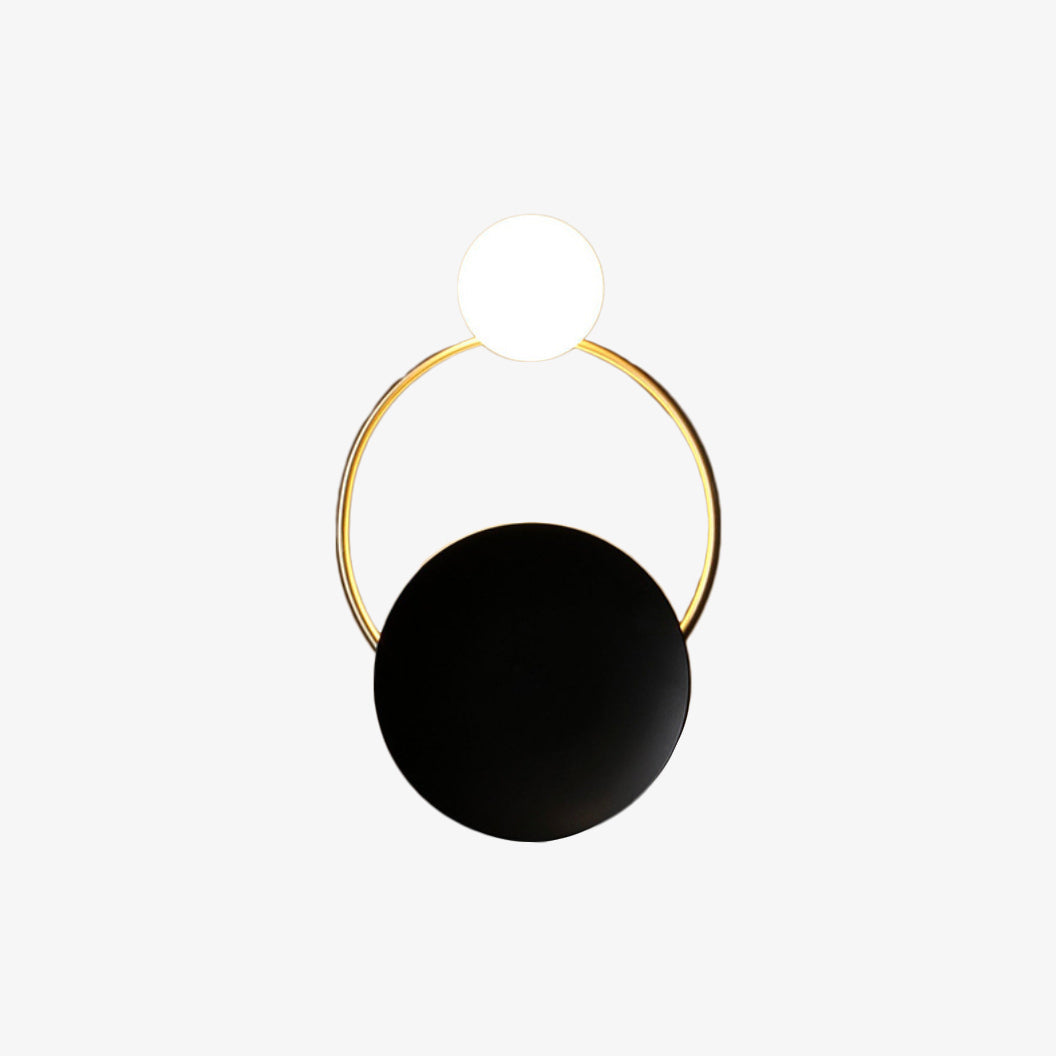 Galathore | Minimalist Celestial Ring Silhouette Wall Light