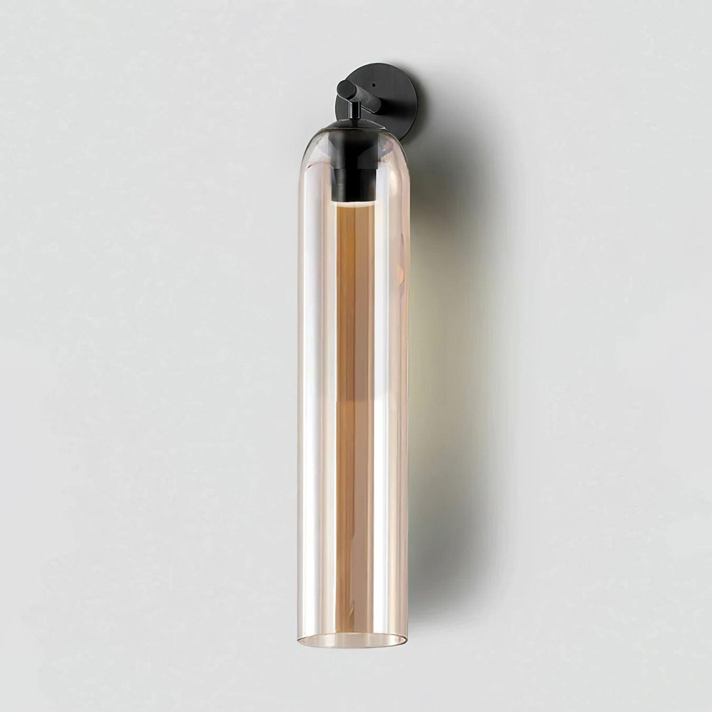 Luvia | Elegant Cylindrical Art Deco Glass Wall Light