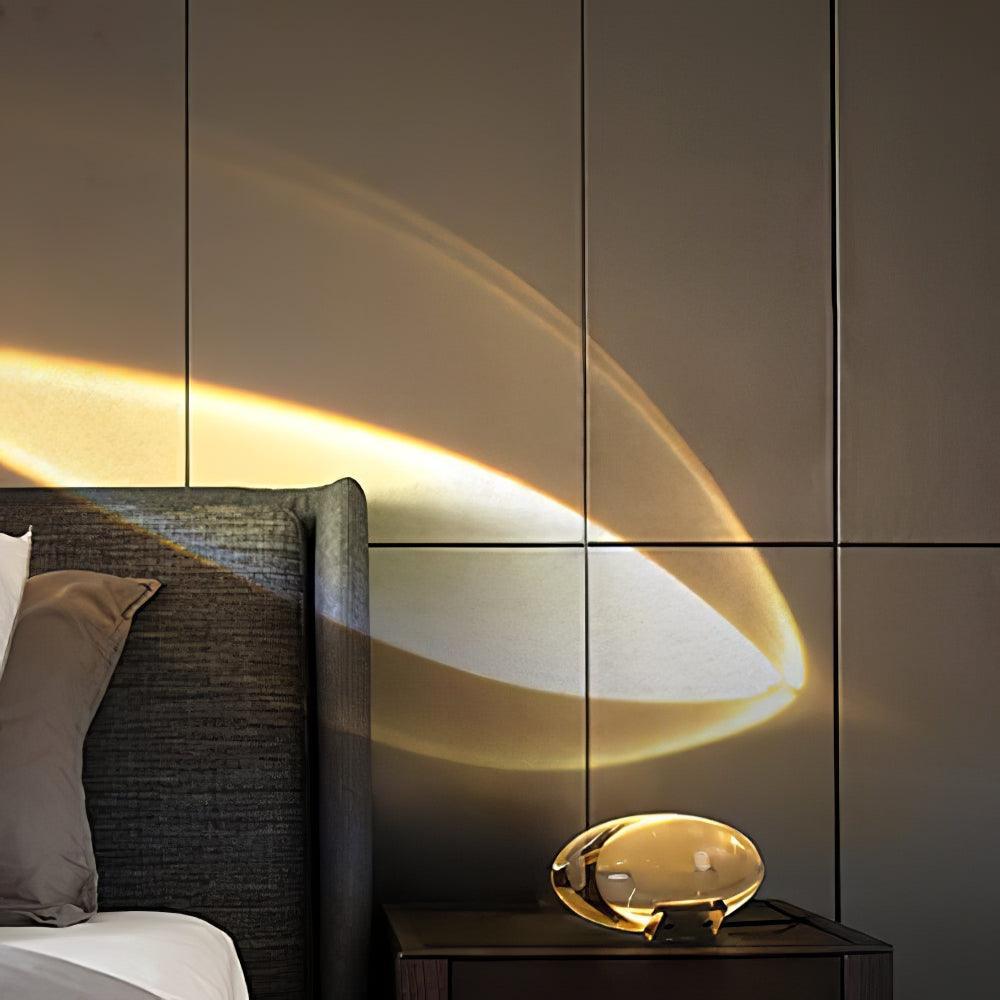 Vaelenoe | Sculptural Oval Crystal Stone Table Lamp