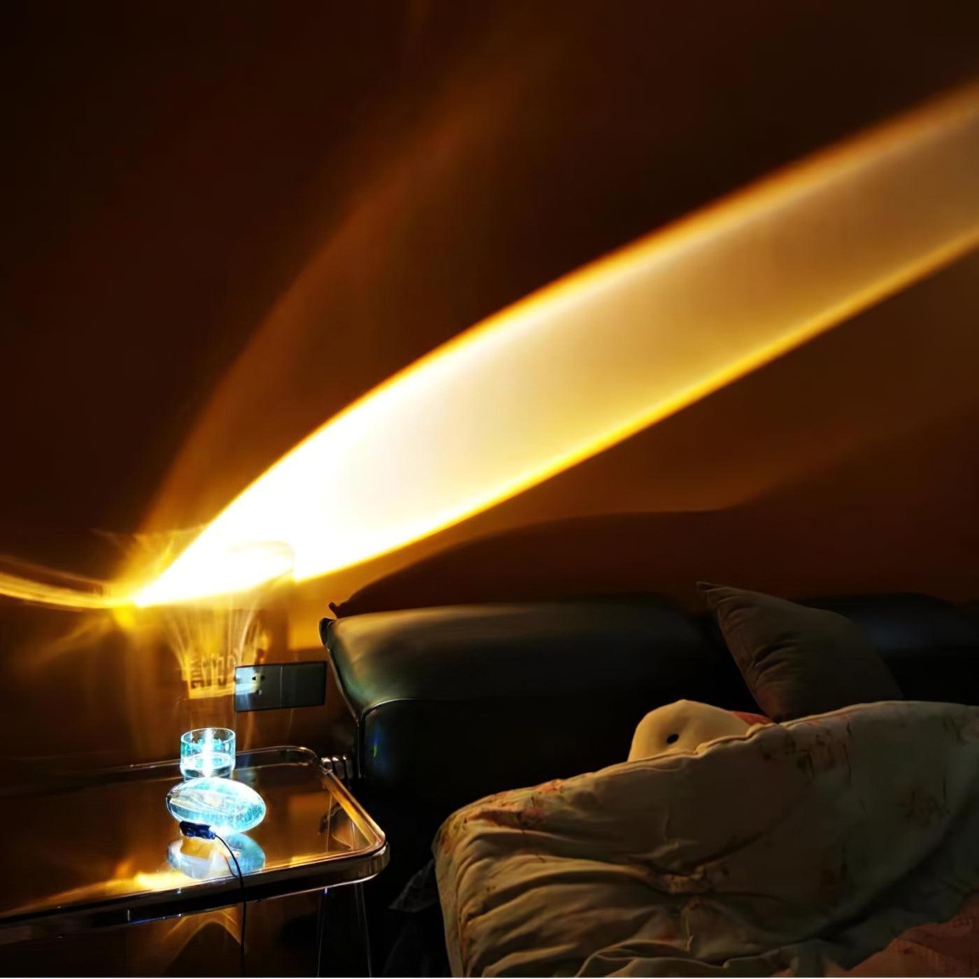Vaelenoe | Sculptural Oval Crystal Stone Table Lamp