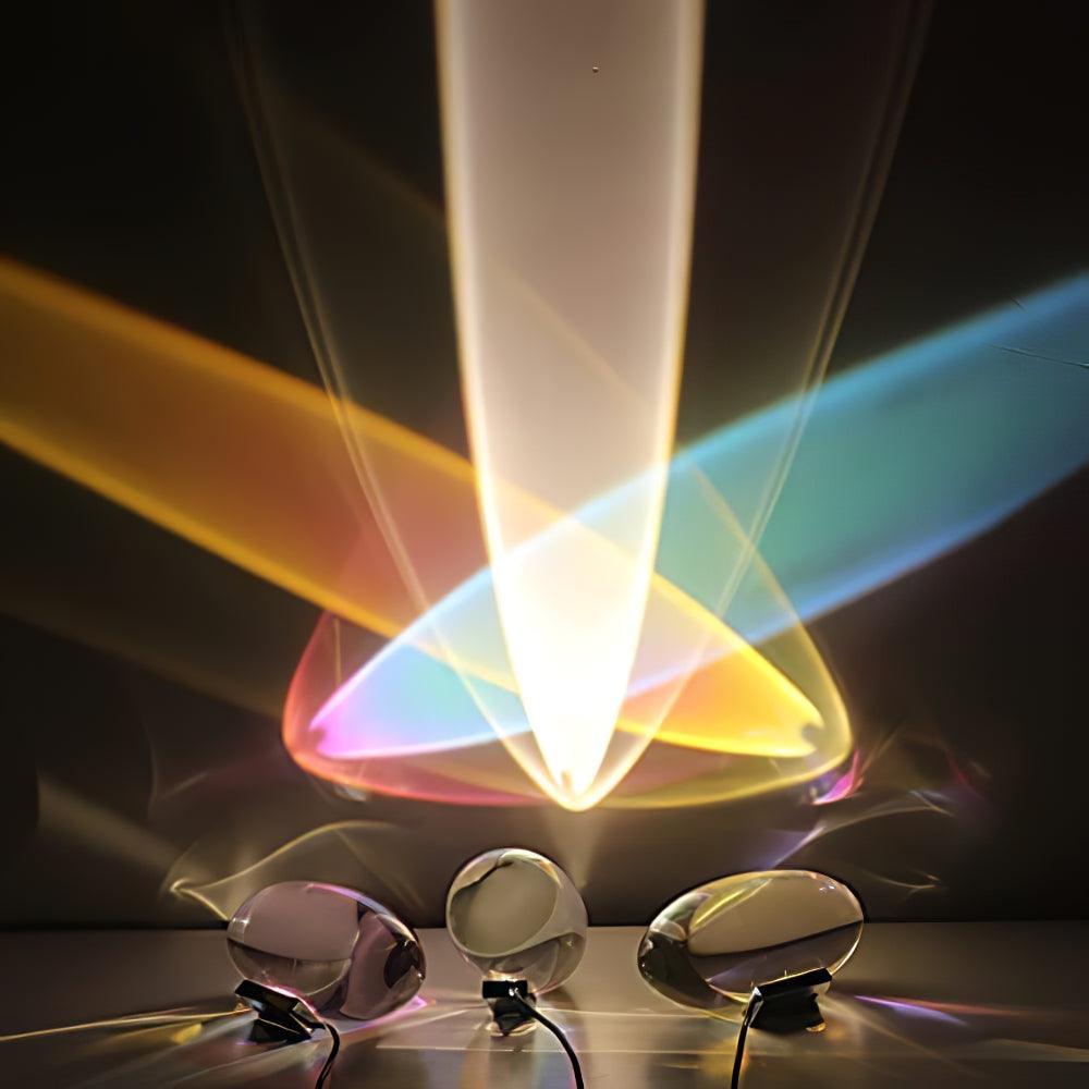 Vaelenoe | Sculptural Oval Crystal Stone Table Lamp