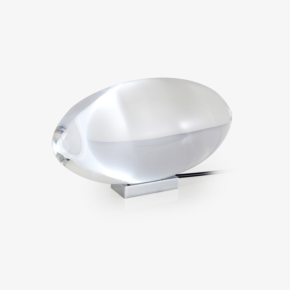Vaelenoe | Sculptural Oval Crystal Stone Table Lamp