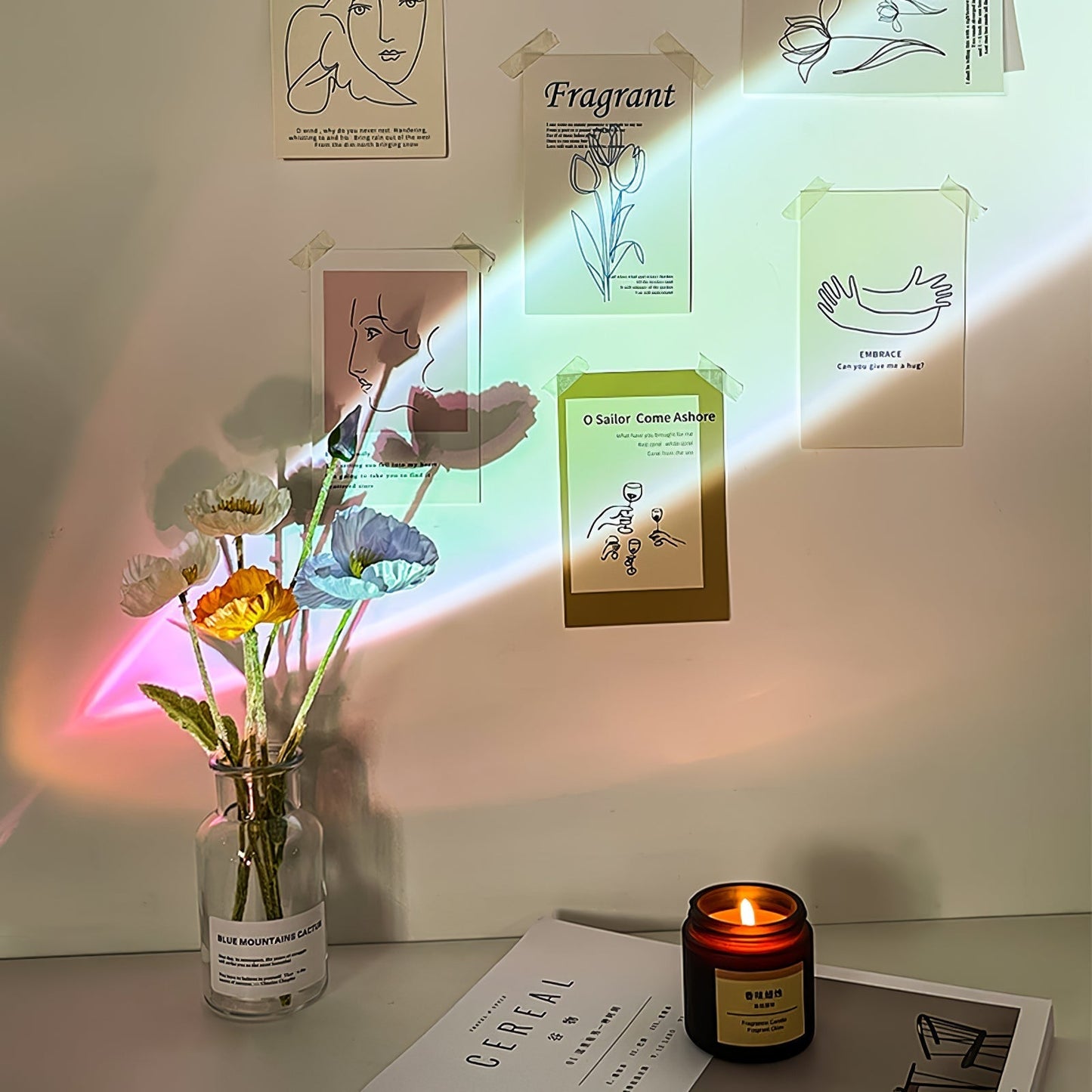 Vaelenoe | Sculptural Oval Crystal Stone Table Lamp