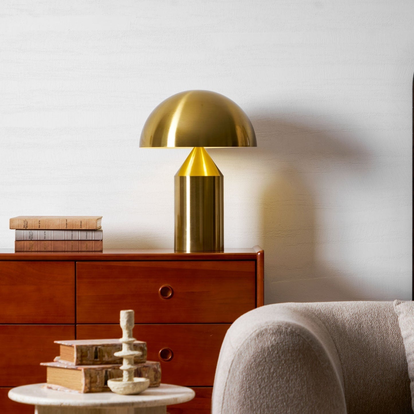 Zonthara | Avant Garde Geometric Sculptural Silhouette Metal Table Lamp