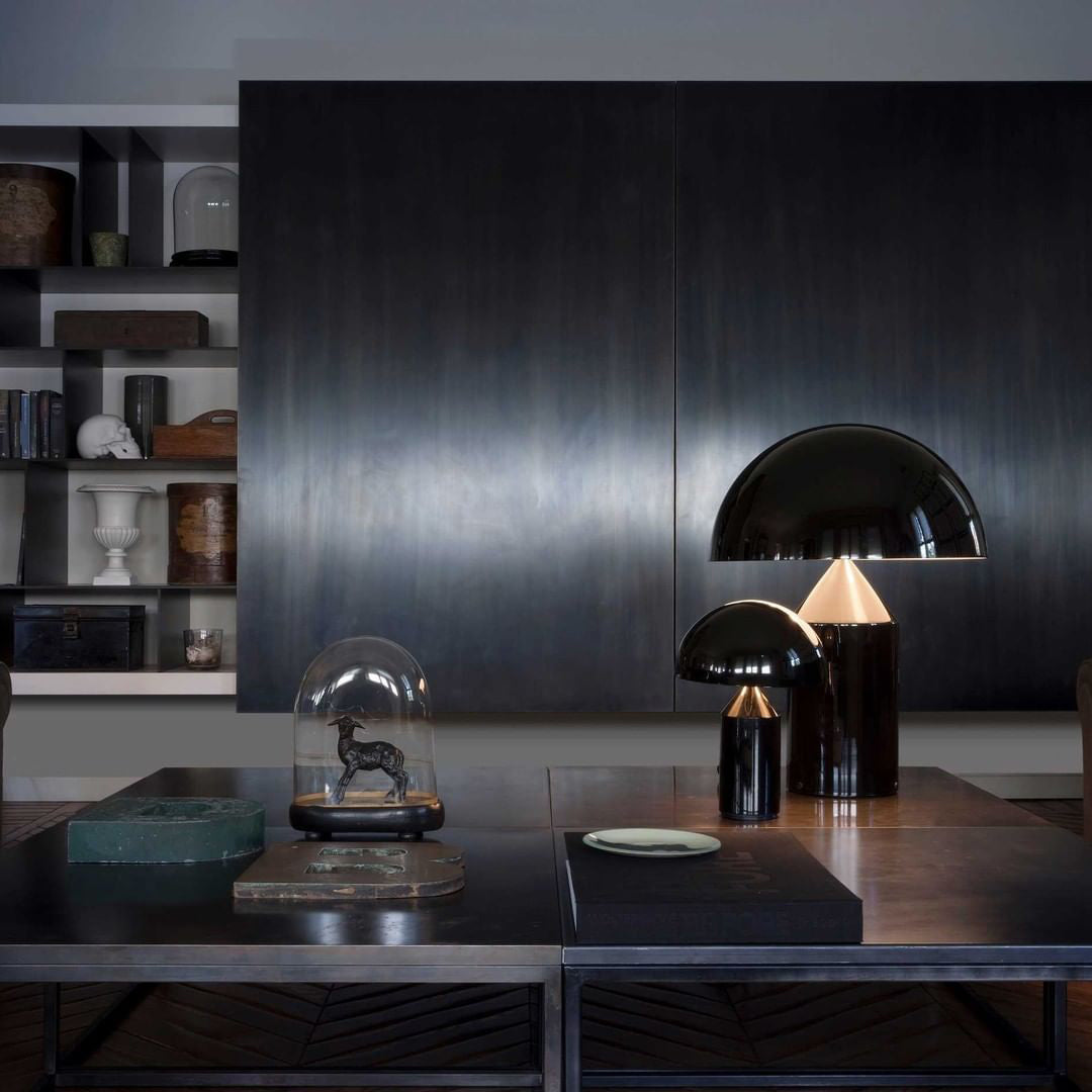 Zonthara | Avant Garde Geometric Sculptural Silhouette Metal Table Lamp
