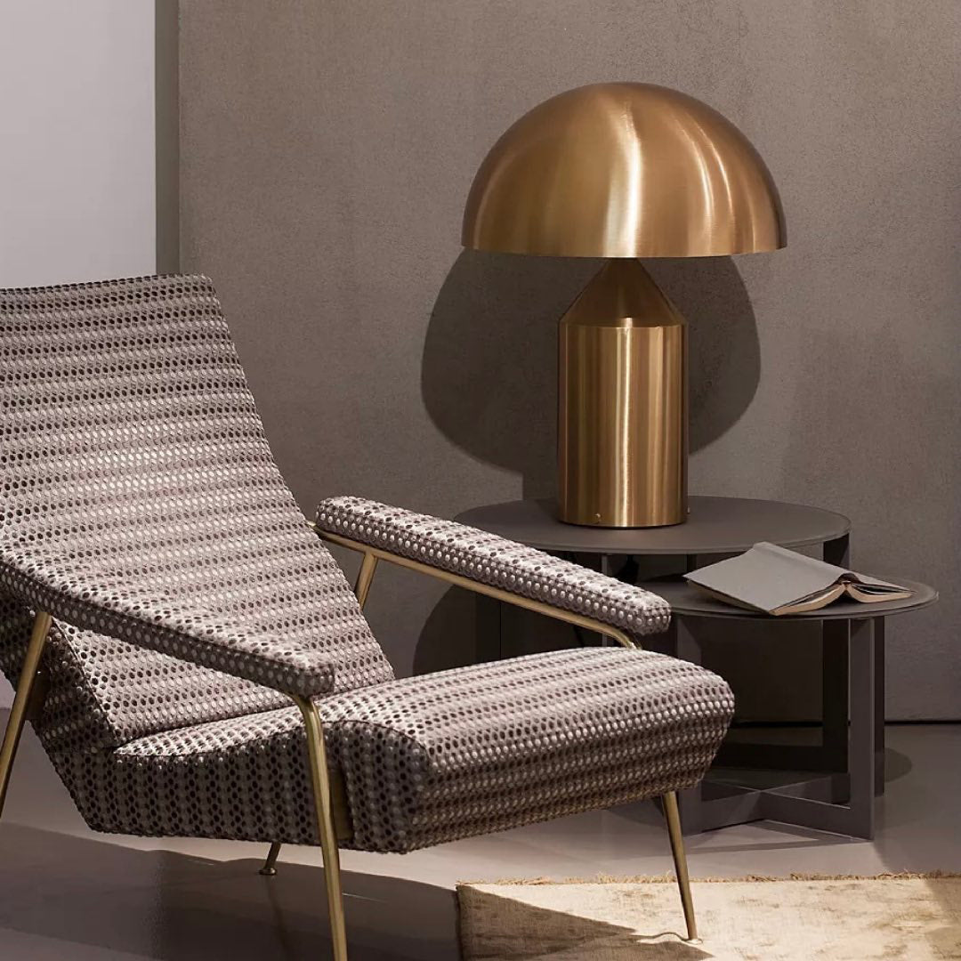 Zonthara | Avant Garde Geometric Sculptural Silhouette Metal Table Lamp
