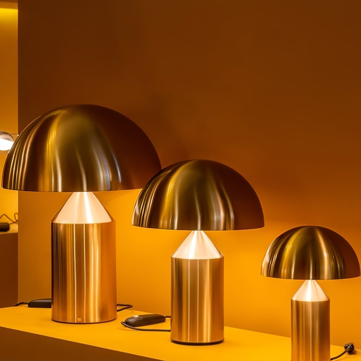 Zonthara | Avant Garde Geometric Sculptural Silhouette Metal Table Lamp