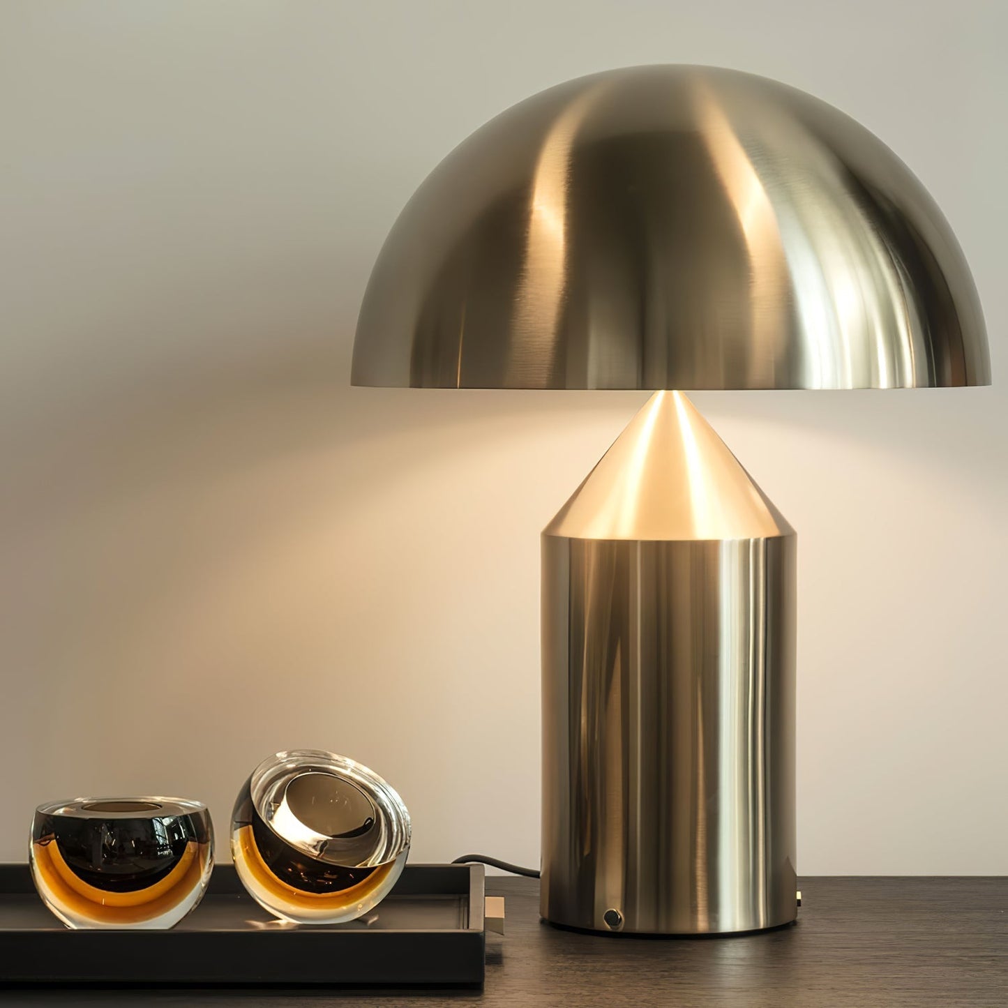 Zonthara | Avant Garde Geometric Sculptural Silhouette Metal Table Lamp
