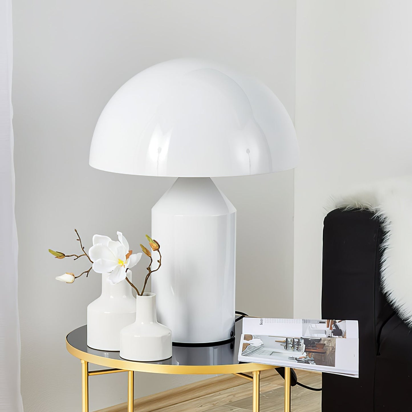 Zonthara | Avant Garde Geometric Sculptural Silhouette Metal Table Lamp