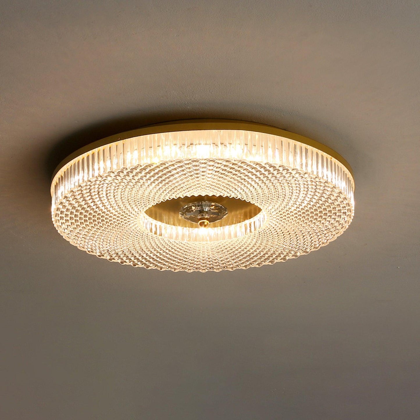Corissam | Slim Disc Contemporary Geometric Surface Mounted Ceiling Light