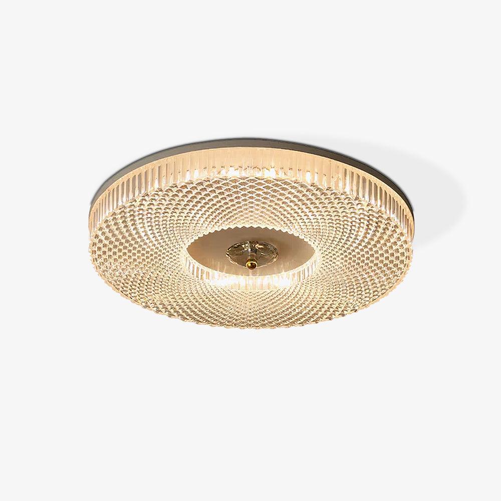 Corissam | Slim Disc Contemporary Geometric Surface Mounted Ceiling Light