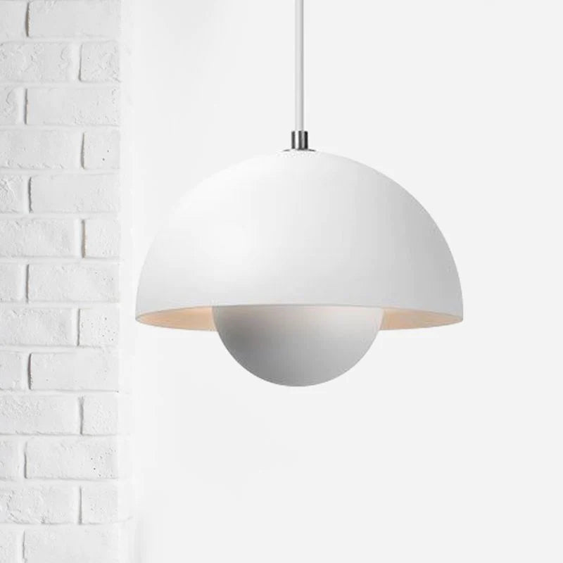 Aerizun | Mid-Century Spherical Silhouette Metal Pendant Light