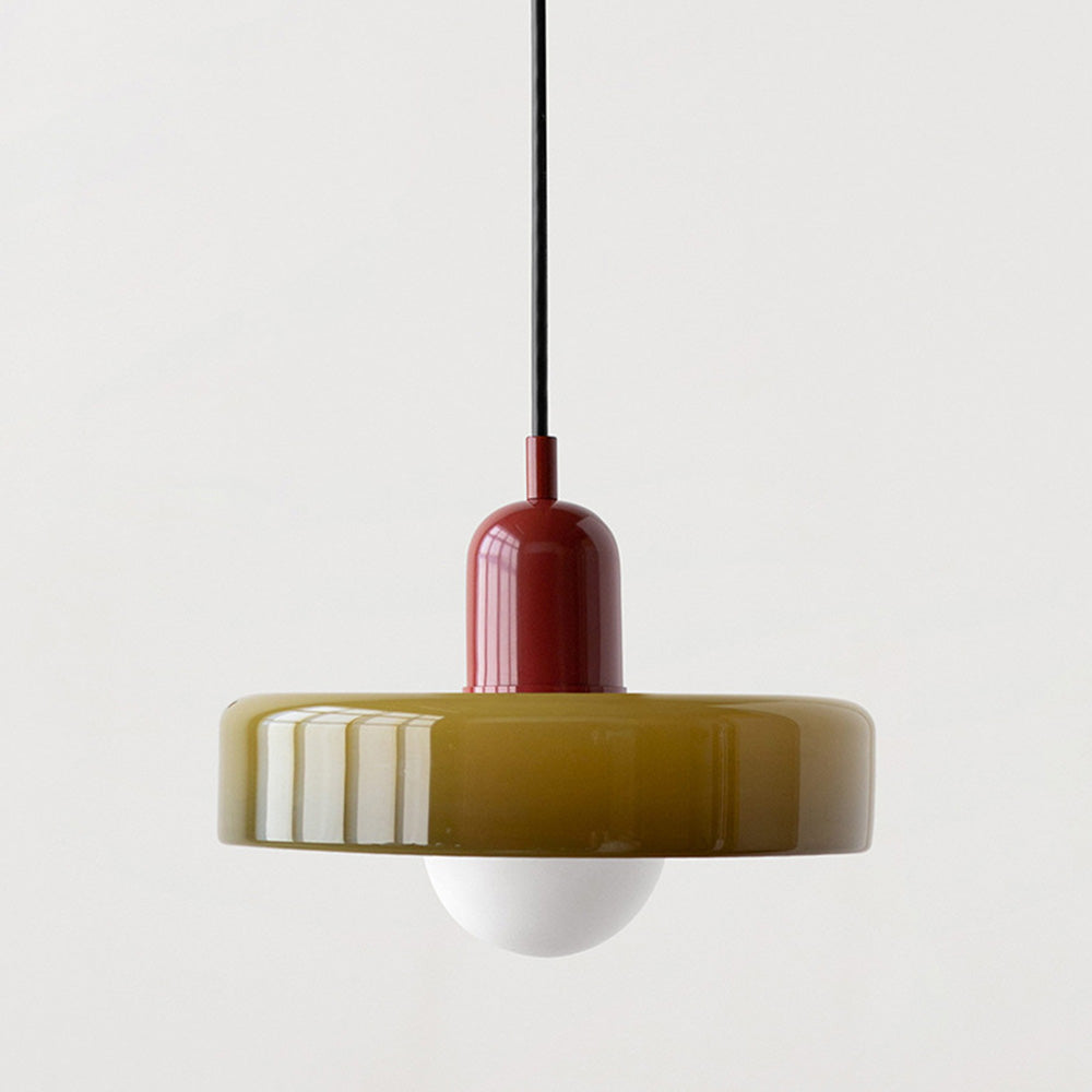 Vetro | Bauhaus Style Colored Glass Pendant Light