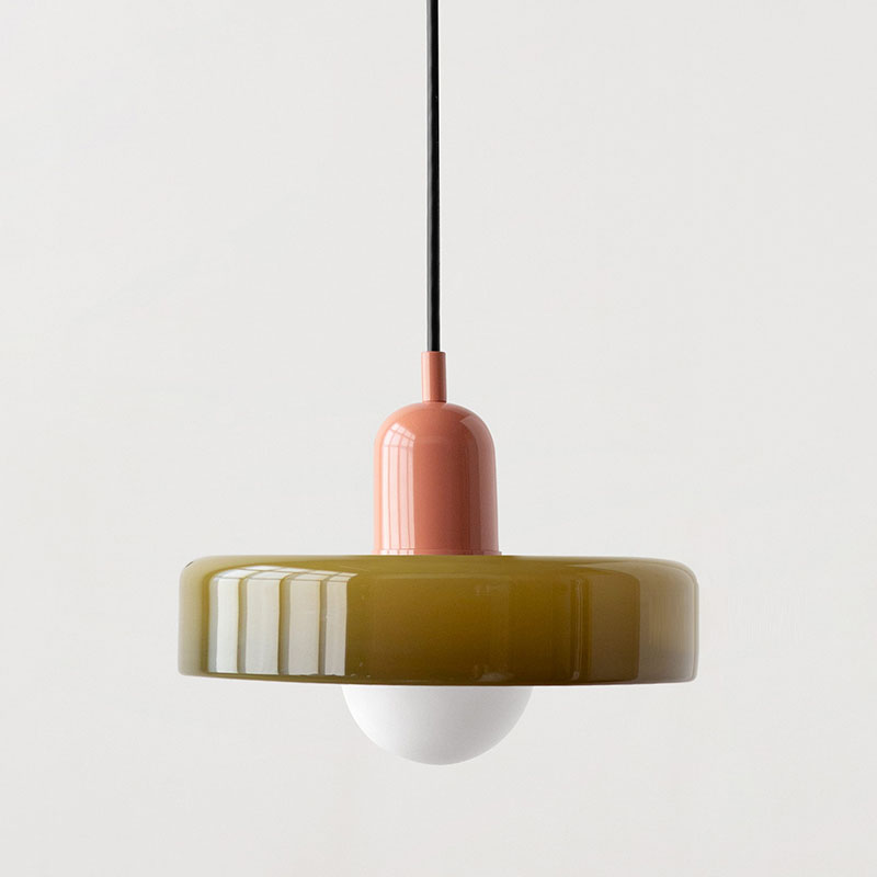 Vetro | Bauhaus Style Colored Glass Pendant Light