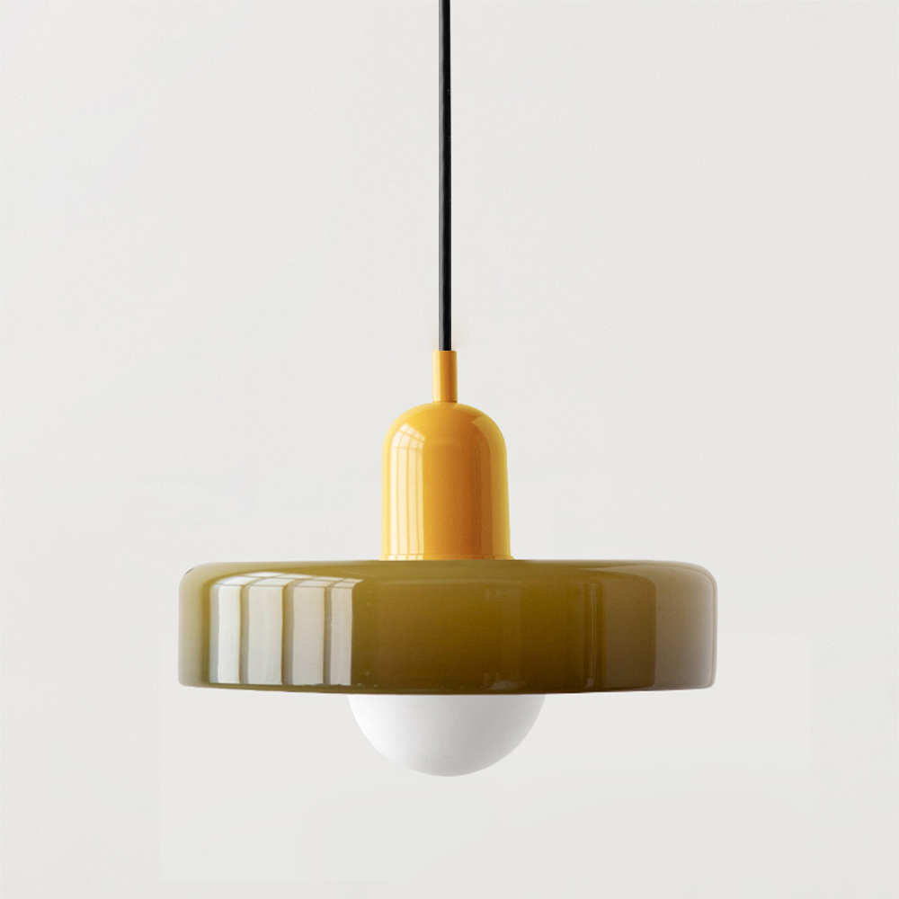 Vetro | Bauhaus Style Colored Glass Pendant Light