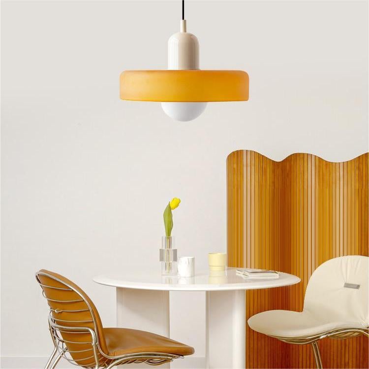 Vetro | Bauhaus Style Colored Glass Pendant Light