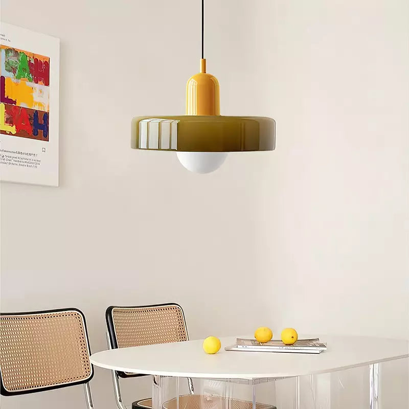 Vetro | Bauhaus Style Colored Glass Pendant Light