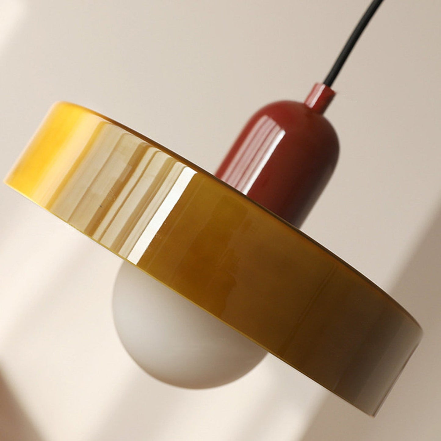 Vetro | Bauhaus Style Colored Glass Pendant Light