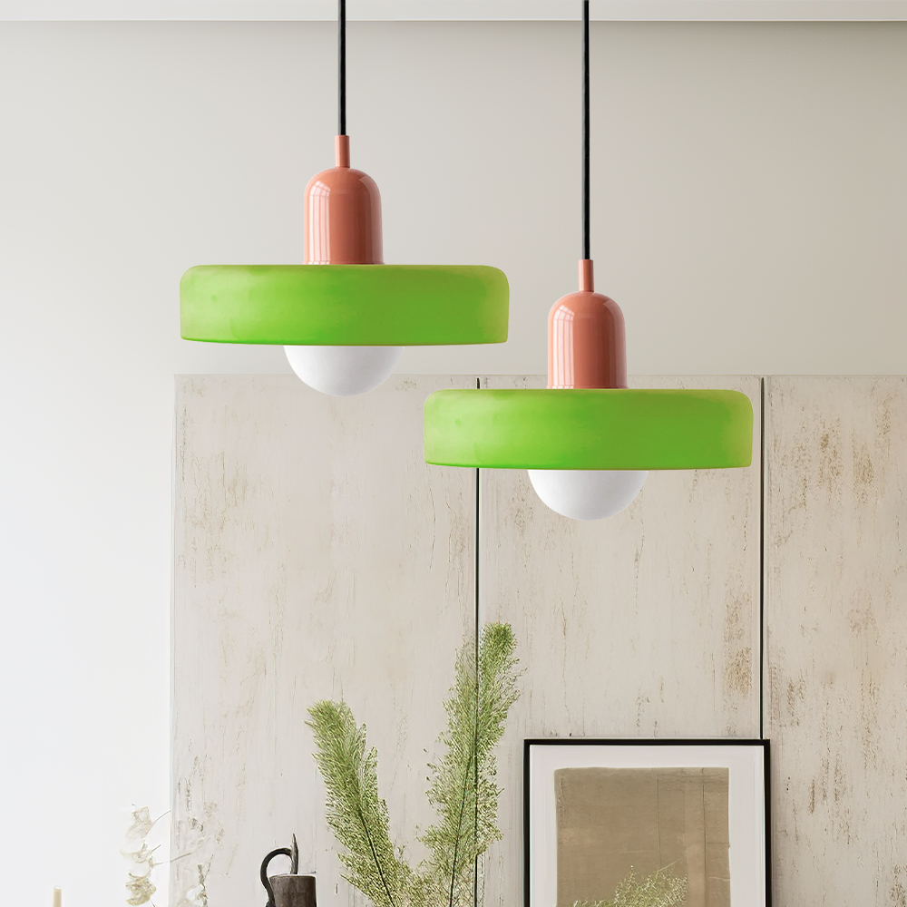 Vetro | Bauhaus Style Colored Glass Pendant Light