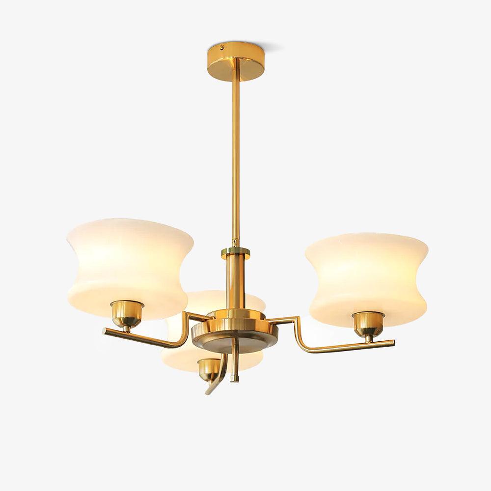 Kendroma | Antique Inspired Curved Globe Glass Ceiling Light