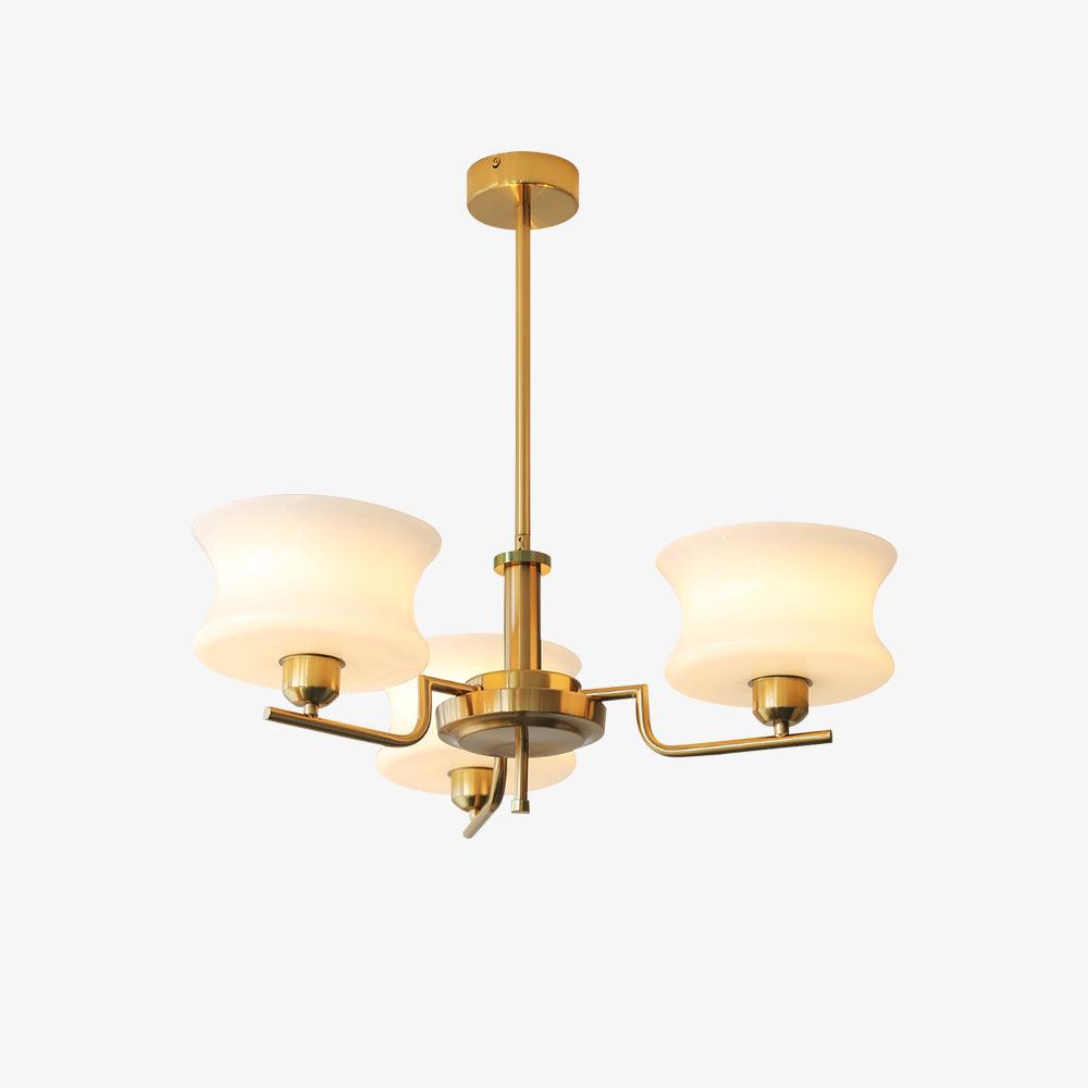 Kendroma | Antique Inspired Curved Globe Glass Ceiling Light