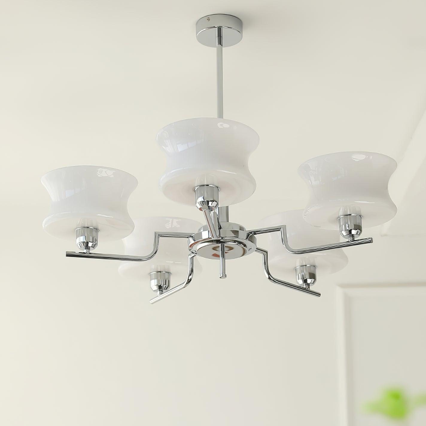 Kendroma | Antique Inspired Curved Globe Glass Ceiling Light