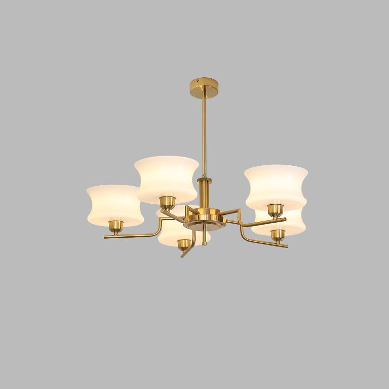 Kendroma | Antique Inspired Curved Globe Glass Ceiling Light