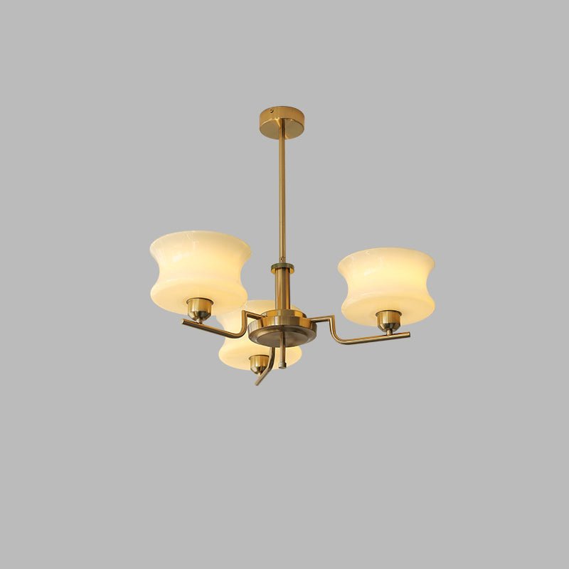 Kendroma | Antique Inspired Curved Globe Glass Ceiling Light