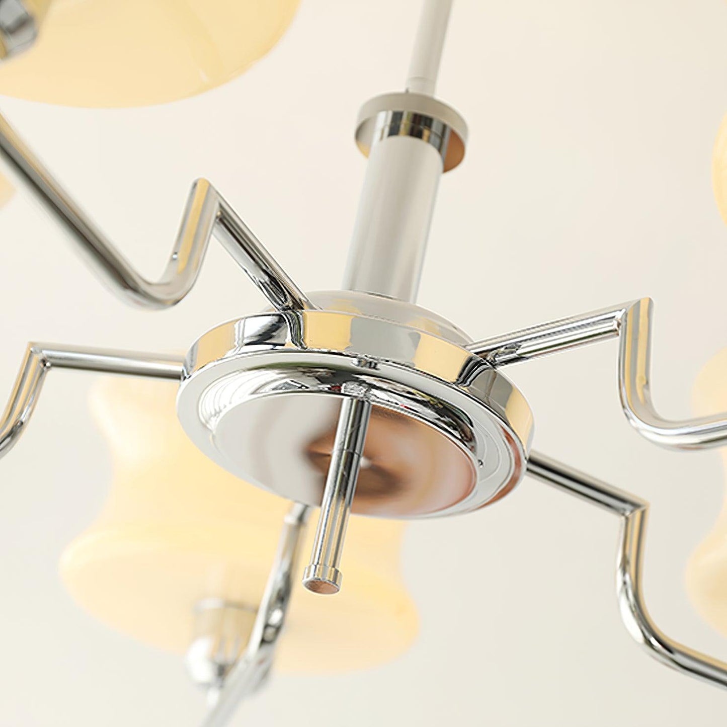 Kendroma | Antique Inspired Curved Globe Glass Ceiling Light