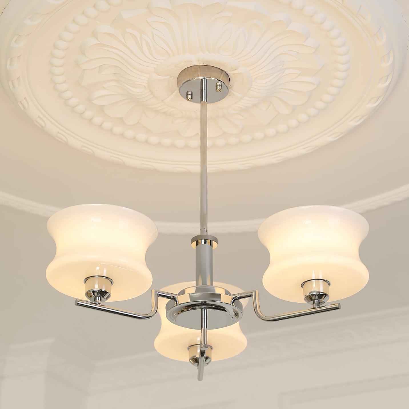 Kendroma | Antique Inspired Curved Globe Glass Ceiling Light