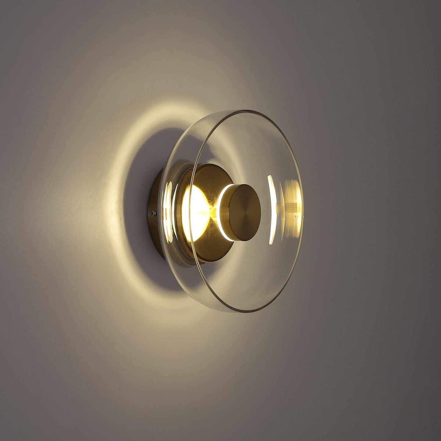 Luvia | Nordic Ribbed Glass Art Deco Wall Light