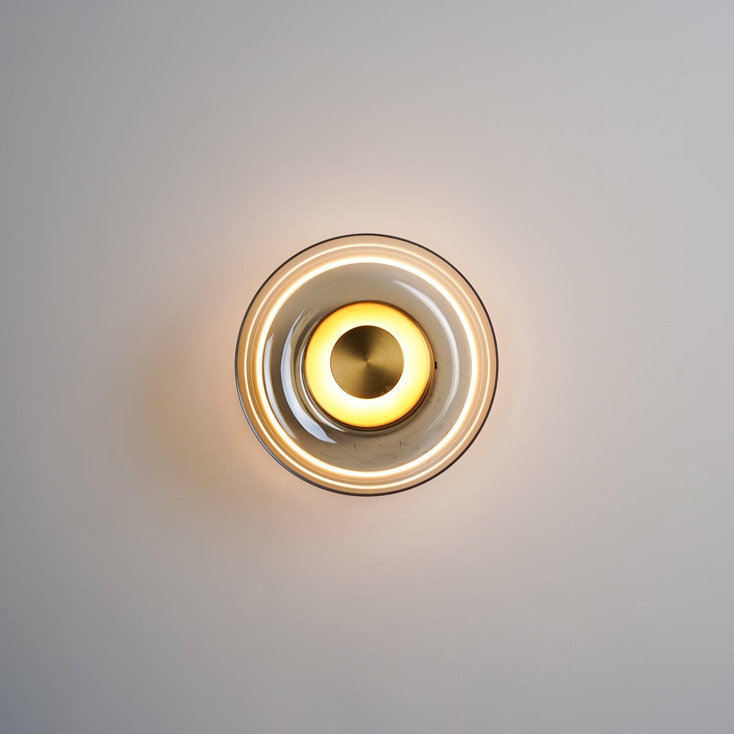 Luvia | Nordic Ribbed Glass Art Deco Wall Light