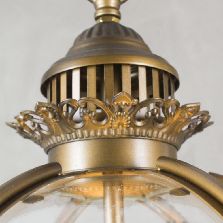 Vinse | Vintage Spherical Transparent Glass Pendant Light