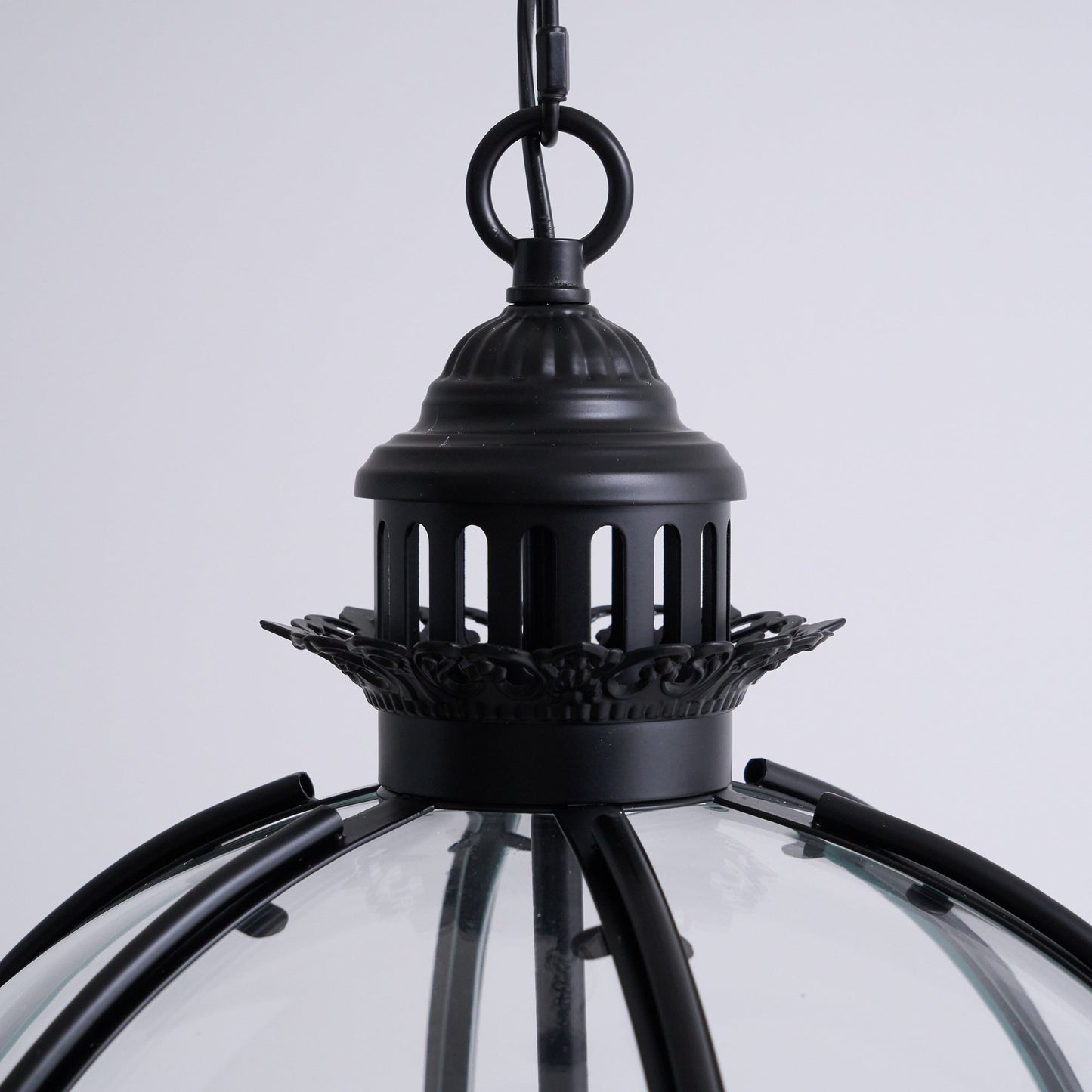 Vinse | Vintage Spherical Transparent Glass Pendant Light