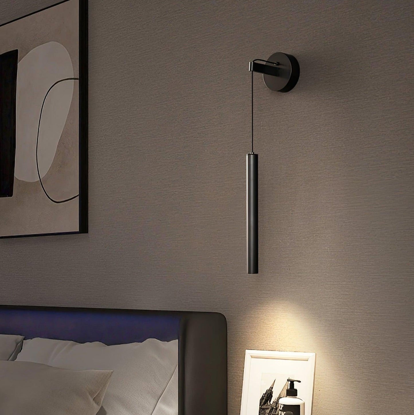 Albronix | Linear Brass Minimalist LED Architectural Wall Pendant Light
