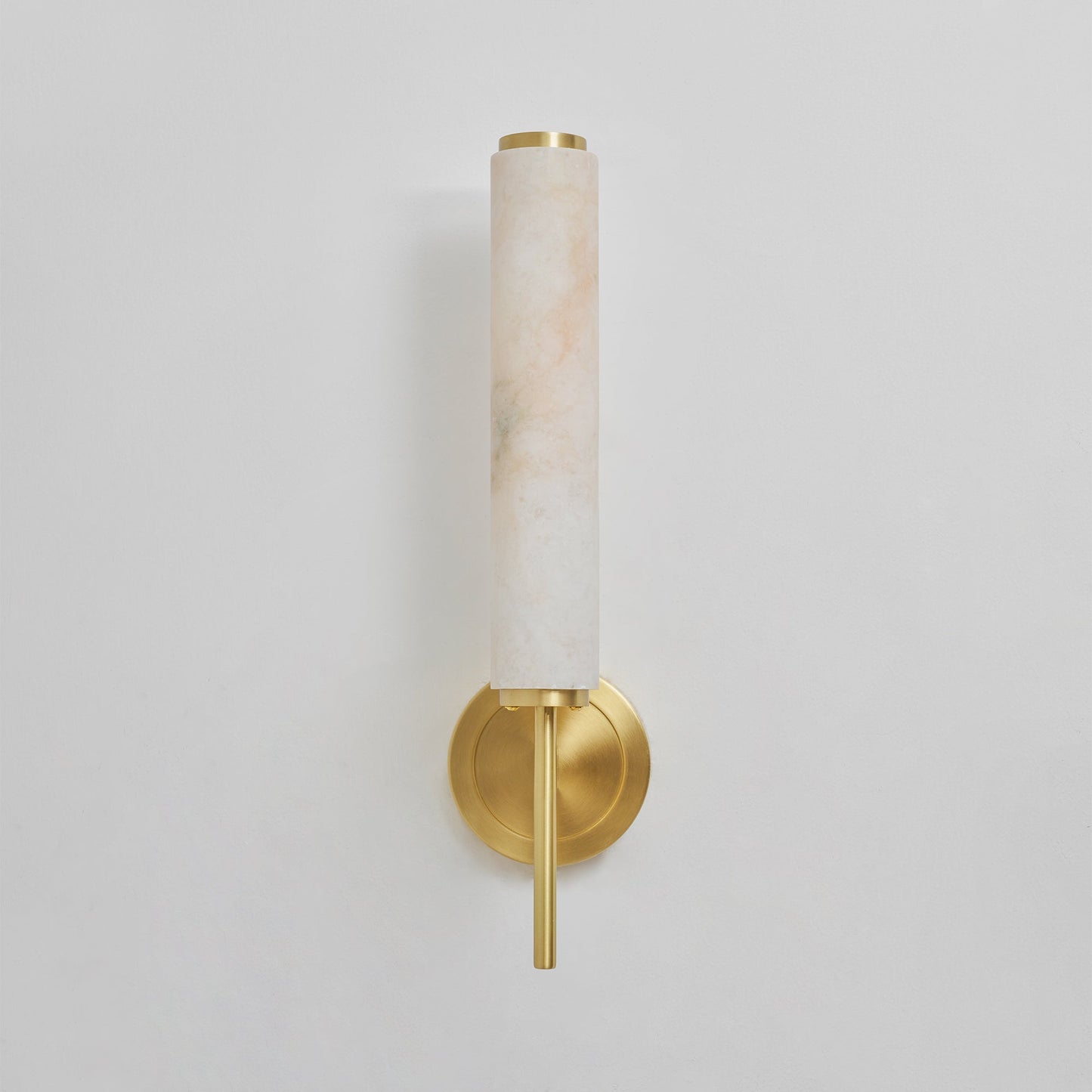 Kelsorim | Geometric Minimalist Alabaster Cylinder Wall Light