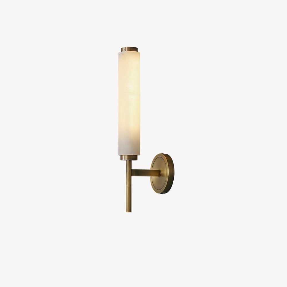 Kelsorim | Geometric Minimalist Alabaster Cylinder Wall Light