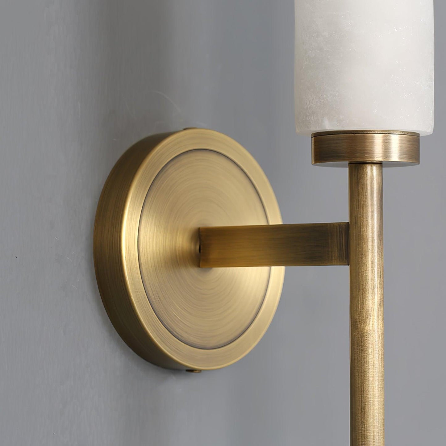 Kelsorim | Geometric Minimalist Alabaster Cylinder Wall Light