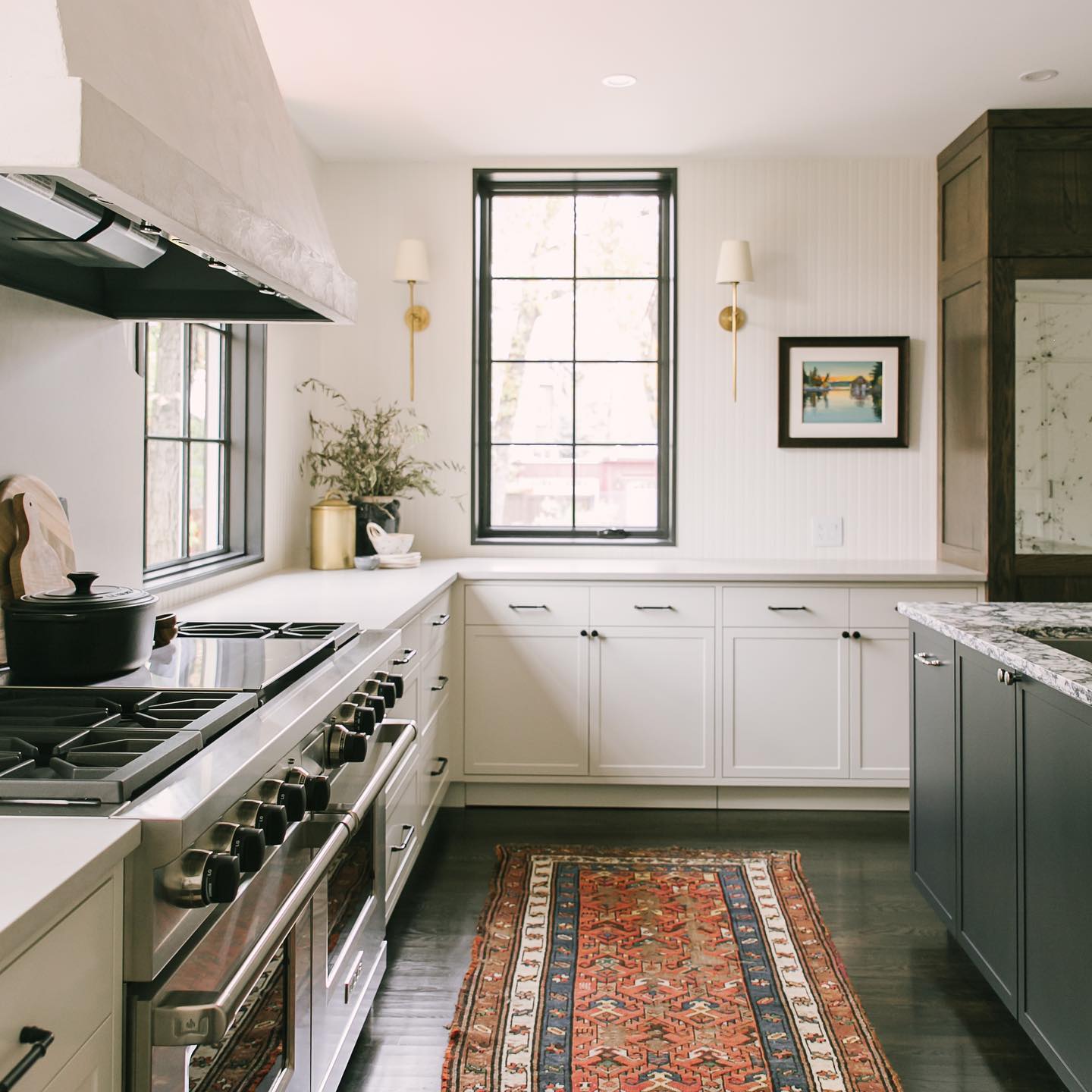 Edor | Elegant Antique Wall Light with White Tapered Linen Shade