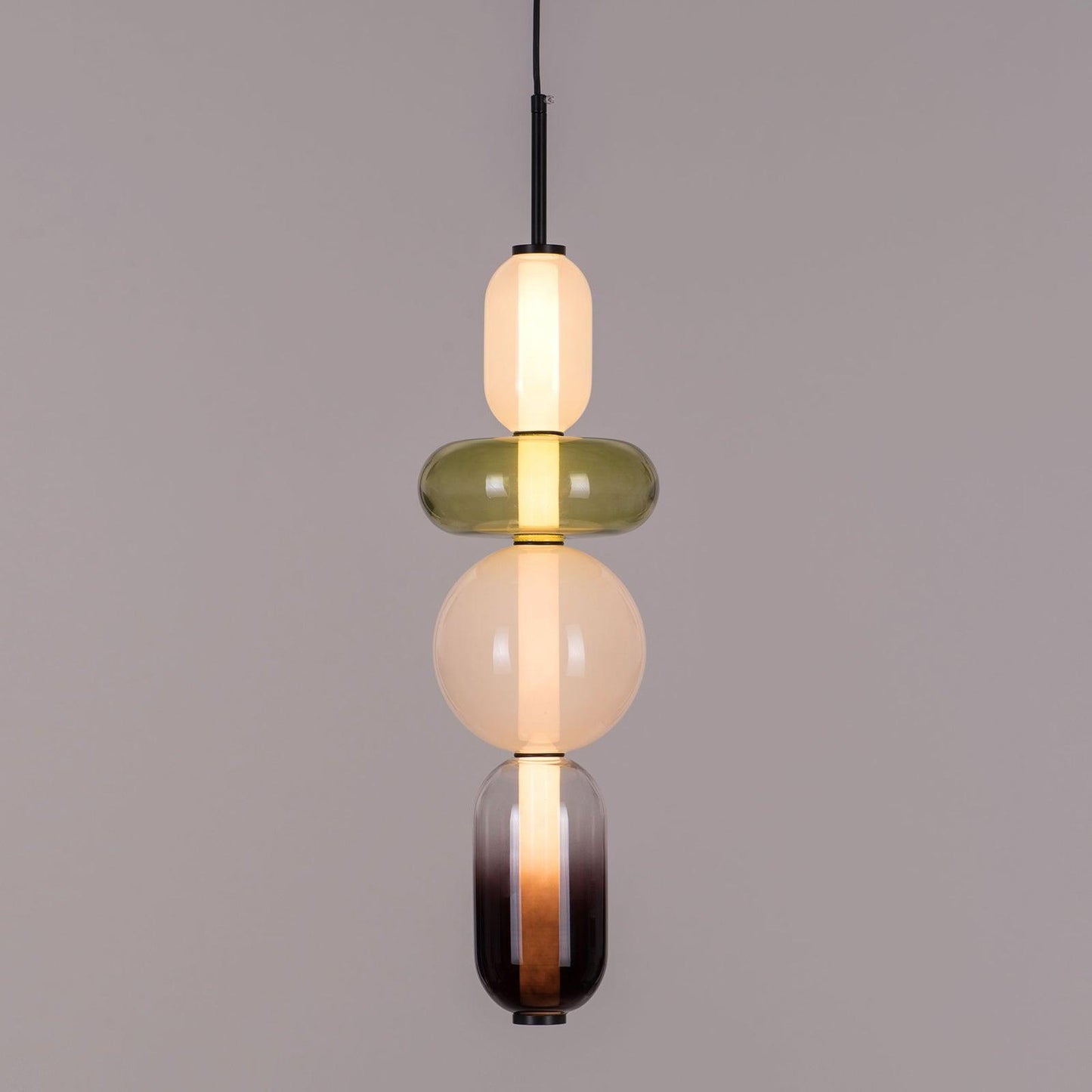 Nyxorise | Artisan Raindrop Cluster Glass Pendant Light