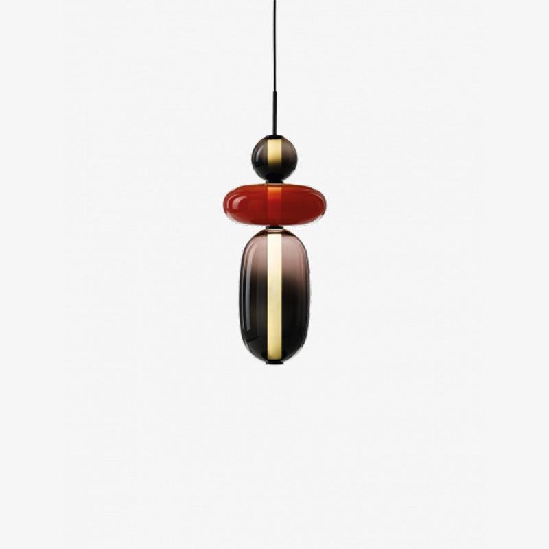 Nyxorise | Artisan Raindrop Cluster Glass Pendant Light