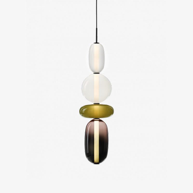Nyxorise | Artisan Raindrop Cluster Glass Pendant Light
