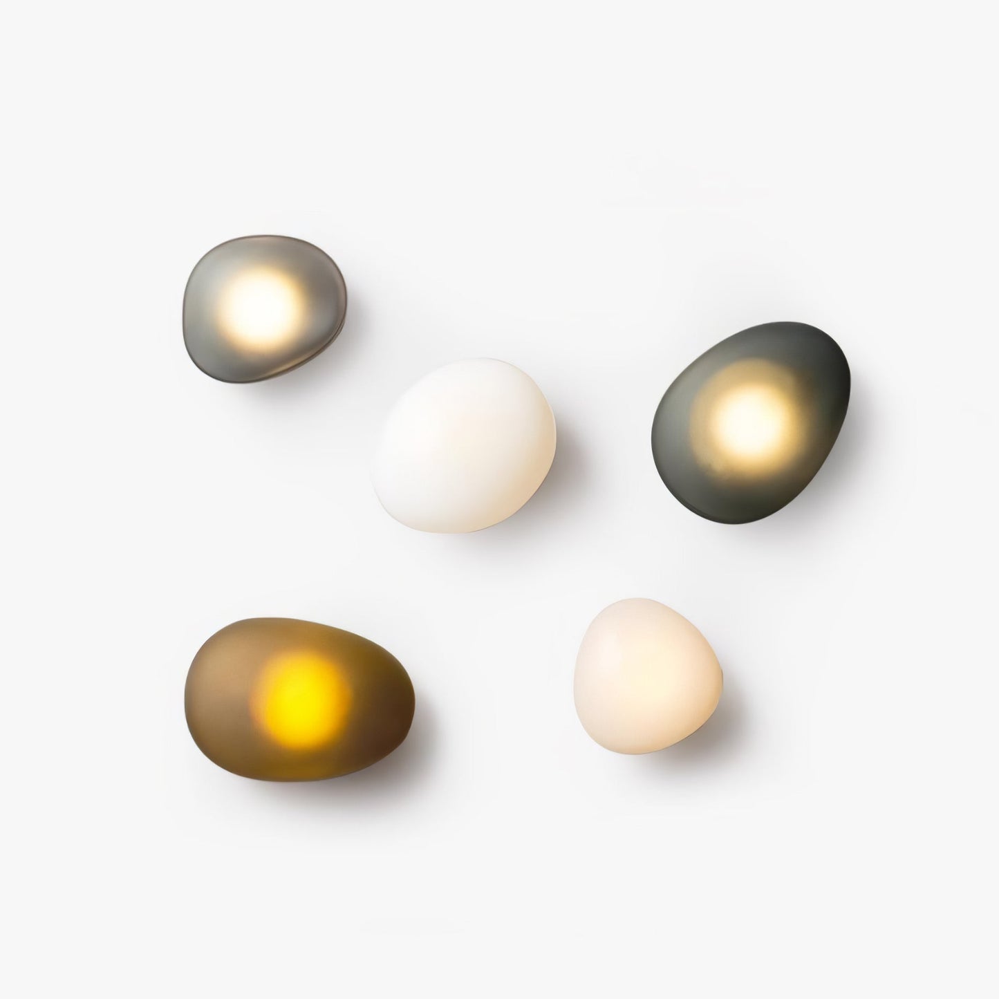 Caldrion | Hand Blown Glass Pebble Wall Light