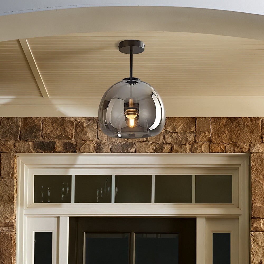 Fumea | Modern Tinted Glass Globe Ceiling Light