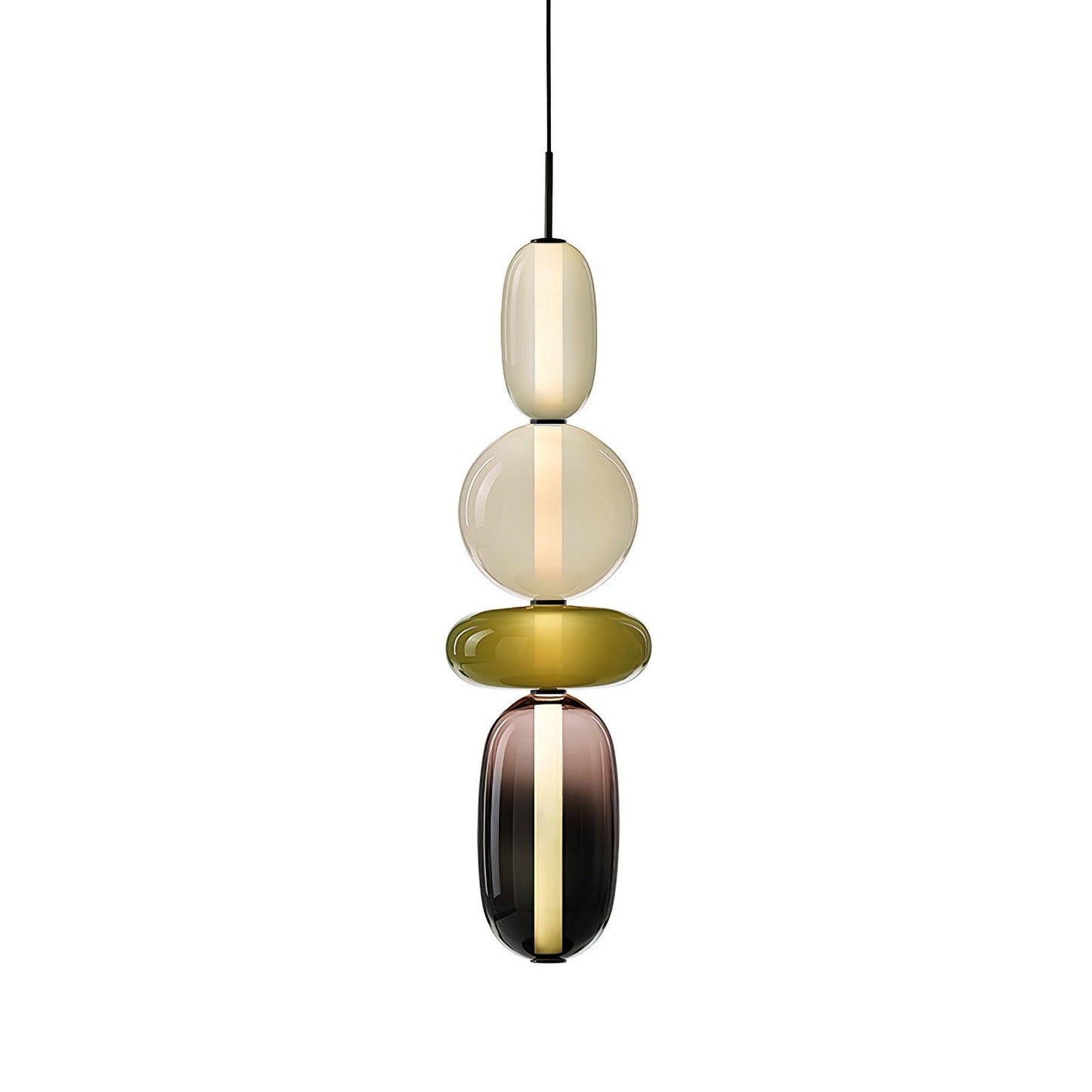 Nyxorise | Artisan Raindrop Cluster Glass Pendant Light