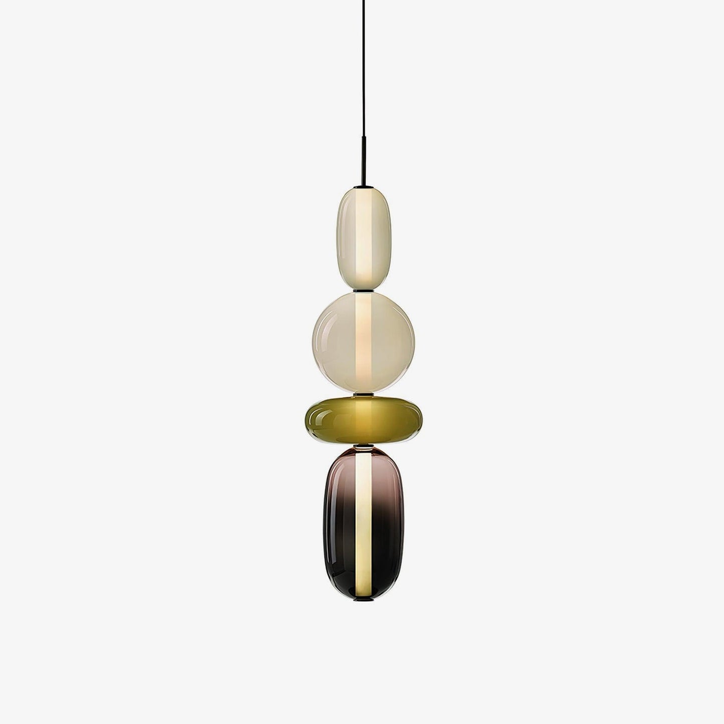 Nyxorise | Artisan Raindrop Cluster Glass Pendant Light