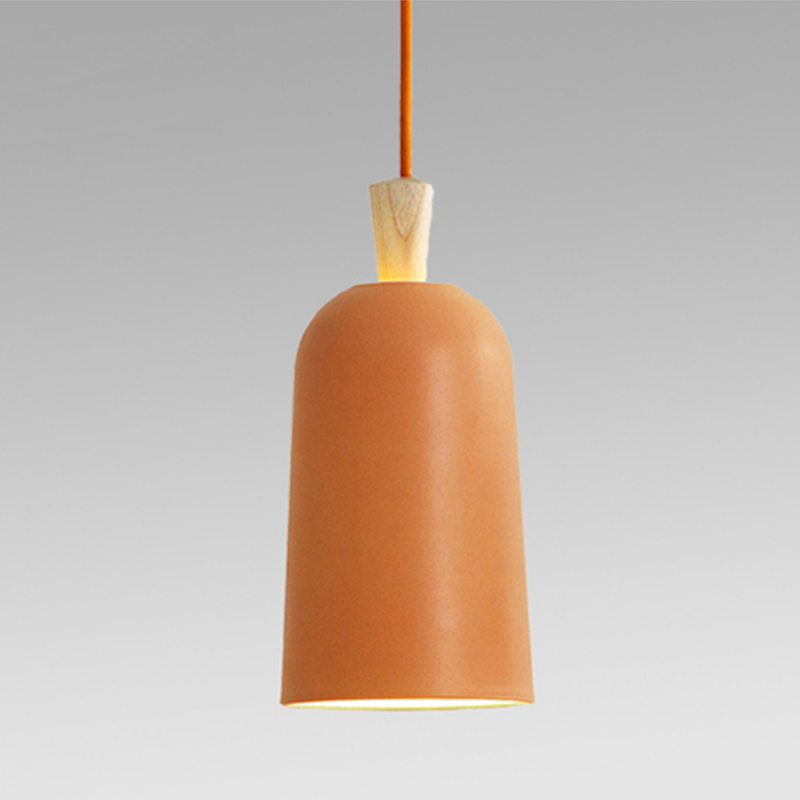 Velderan | Nordic Dome Wood Accent Pendant Light