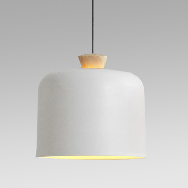 Velderan | Nordic Dome Wood Accent Pendant Light