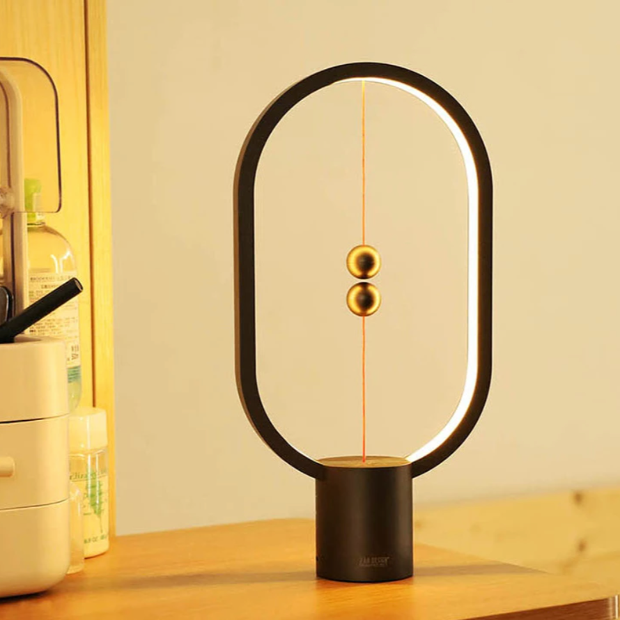 Thalamore | Elliptical Floating Magnetic Balance Table Lamp