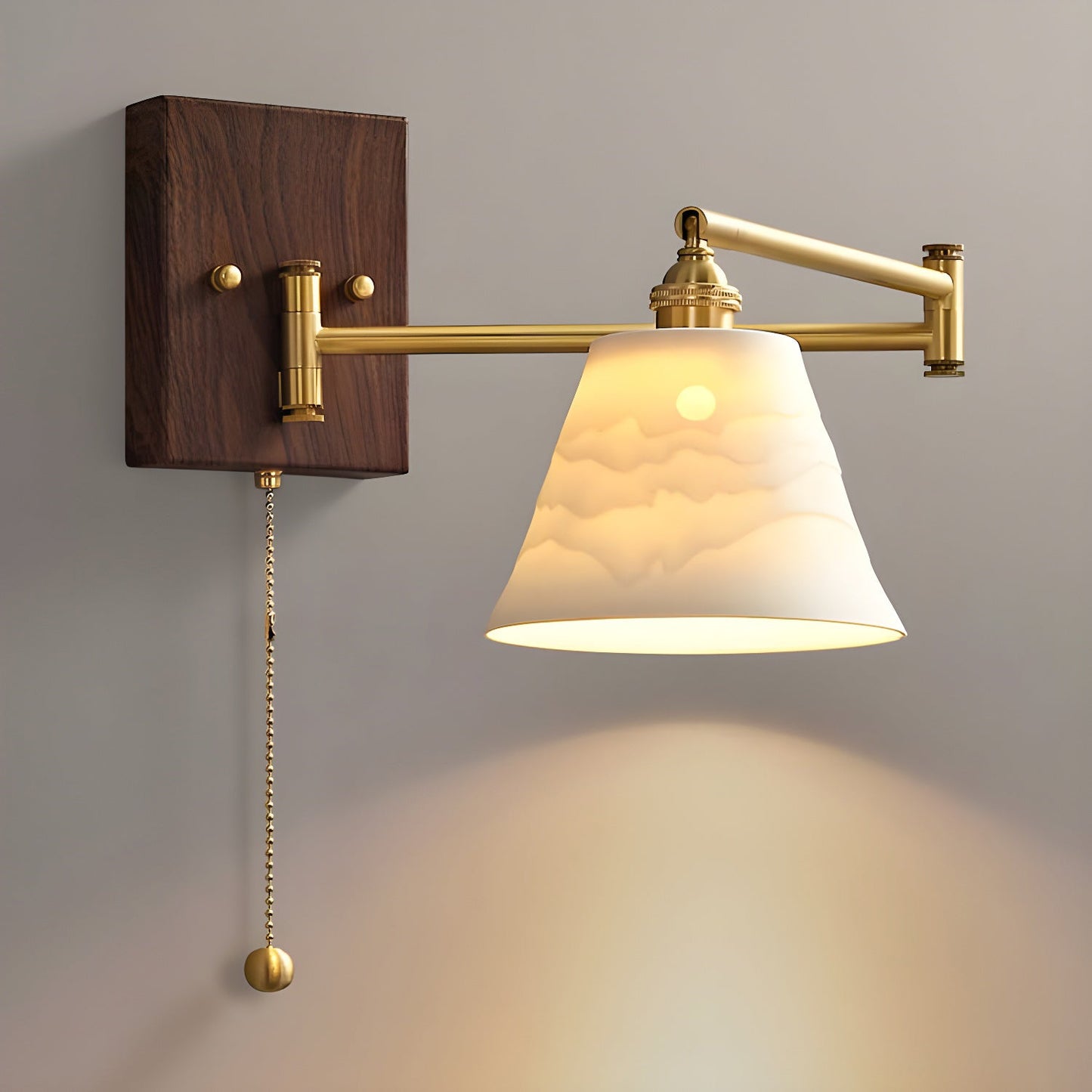 Kalythos | Modern Sculpted Angular Profile Ceramic Wall Light